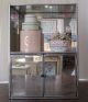 Antique Art Deco Chrome Mirrored Cabinet 18 