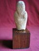 Faience Mummiform Bust W/goddess Maat Superimposed Egyptian photo 2