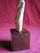 Faience Mummiform Bust W/goddess Maat Superimposed Egyptian photo 3