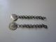 Very Rare Ancient Medieval Or Islamic Silver Earrings Islamic photo 1