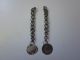 Very Rare Ancient Medieval Or Islamic Silver Earrings Islamic photo 2
