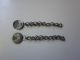 Very Rare Ancient Medieval Or Islamic Silver Earrings Islamic photo 3