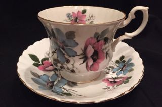 Royal Albert Tea Cup And Saucer Floral Pattern Bone China From England photo