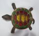 Vintage Cast Iron Turtle Trivit Trivets photo 1