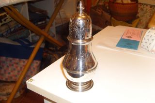 Solid Sterling Silver,  Sugar Caster Shaker,  190 Grams photo