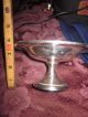 Vintage.  925 Sterling Silver Wallace Hand Textured Spanish Lace Pedestal Bowl Flatware & Silverware photo 10