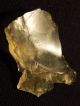Translucent Prehistoric Tool Made From Libyan Desert Glass Found In Egypt 5.  69gr Neolithic & Paleolithic photo 10