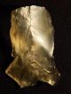 Translucent Prehistoric Tool Made From Libyan Desert Glass Found In Egypt 5.  69gr Neolithic & Paleolithic photo 11