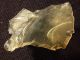 Translucent Prehistoric Tool Made From Libyan Desert Glass Found In Egypt 5.  69gr Neolithic & Paleolithic photo 1
