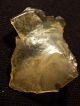Translucent Prehistoric Tool Made From Libyan Desert Glass Found In Egypt 5.  69gr Neolithic & Paleolithic photo 2