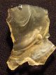 Translucent Prehistoric Tool Made From Libyan Desert Glass Found In Egypt 5.  69gr Neolithic & Paleolithic photo 6