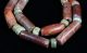 Ancient Pre Columbian Tairona Agate & Jasper Stone Beads Necklace The Americas photo 1