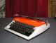 Adler - Contessa - Two Tone - Typewriter ; Pop Art Orange Cool Design. Typewriters photo 3
