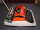 Adler - Contessa - Two Tone - Typewriter ; Pop Art Orange Cool Design. Typewriters photo 5