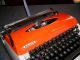 Adler - Contessa - Two Tone - Typewriter ; Pop Art Orange Cool Design. Typewriters photo 7