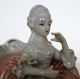 Dresden Style Porcelain Figurine Couple At Table Collectors Item Vintage Figurines photo 1