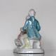 Dresden Style Porcelain Figurine Couple At Table Collectors Item Vintage Figurines photo 4