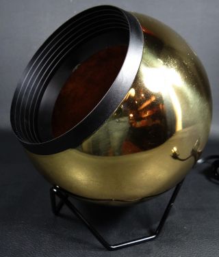 Groovy Mcm Brass Spot Light Lighting Fixture Mid Century Juno T471 Nib photo