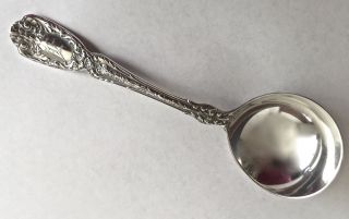 Gorham Florentine Sterling Boullion Soup Spoon - Mono F photo