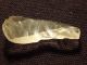 Translucent Prehistoric Tool Made From Libyan Desert Glass Found In Egypt 2.  71gr Neolithic & Paleolithic photo 9