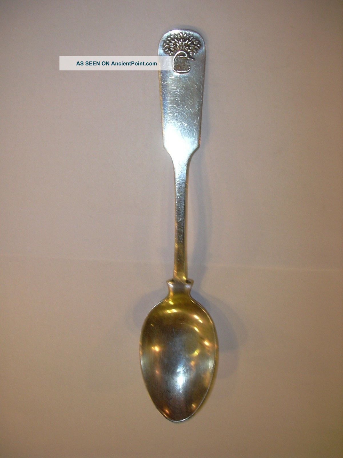 Durgin Sterling Silver Antique Table Spoon Sheaf Daniel Low Flatware & Silverware photo
