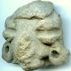 Pre - Columbian Early Colima Clay Figure Head,  Ca; 200 Bc - 100 Ad The Americas photo 3