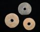 3 Pre - Columbian Aztec Spindle Whorls 100bc - 500ad The Americas photo 1