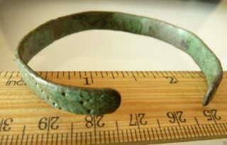 Ancient Bronze Bracelet.  (b384). photo