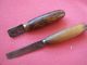 Antique Two Early Knives Leather,  Sailmakers D.  Harrington Other Maritime Antiques photo 2
