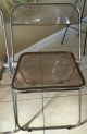 Plia Anonima Castelli Italy Lucite Mid Century Folding Chrome Lexan Chairs 3 Mid-Century Modernism photo 1