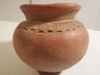 Mayan Bowl Pre - Columbian Archaic Pottery Ancient Artifact Olmec Toltec Aztec Nr photo