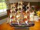 Fragata Espanola Ano 1780 Vintage Wooden Ship Boat Nautical Collectible 17 
