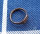 Ancient Roman Byzantine Bronze Ring - Engraved Roman photo 4