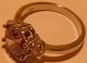 Ladies Ring Car Boot Find,  18k White Gold Gp, British photo 3