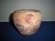 Antique Native American Indian Hopi Pottery Polychrome Bird Vase Bowl 5 