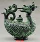 Collectible Decorated Old Handwork Bronze Carved Phoenix Big Tea Pot Teapots photo 1