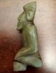 Antique Pre Columbian Jade Green Figurine - Mayan Aztec Zapotec Olmec - Statue - Stone The Americas photo 6