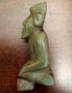 Antique Pre Columbian Jade Green Figurine - Mayan Aztec Zapotec Olmec - Statue - Stone The Americas photo 6