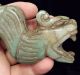 Jade Serpent Ax God - Mesoamerican Statue - Antique Pre Columbian Artifact - Jade The Americas photo 2