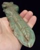 Jade Serpent Ax God - Mesoamerican Statue - Antique Pre Columbian Artifact - Jade The Americas photo 5