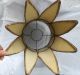 Vtg Velvet Petal Lamp Shade Eames Mid Century Modern Hollywood Retro Table Swag Mid-Century Modernism photo 6