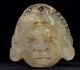 Crystal Mayan Face Pendant - Mesoamerican Statue - Antique Pre Columbian Artifacts The Americas photo 3