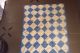 Early Antique Primitive Blue And Cream Child ' S Quilt Hand Sewn Primitives photo 5