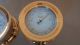 Weems & Plath Brass Marine Maritime Quartz Tide Clock And Barometer Germany Clocks photo 3