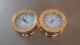 Weems & Plath Brass Marine Maritime Quartz Tide Clock And Barometer Germany Clocks photo 5