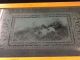 Antique Etched Glass Window Hunting Dogs 42x19 Man Cave Gun Room Rare Decor 1900-1940 photo 10