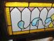 Antique American Stained Glass Transom Window 41 X 16 Architectural Salvage Pre-1900 photo 3