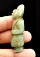 Jade Olmec Figurine - Mesoamerican Statue - Antique Pre Columbian Artifacts The Americas photo 9
