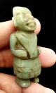 Jade Olmec Figurine - Mesoamerican Statue - Antique Pre Columbian Artifacts The Americas photo 4