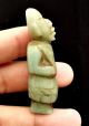 Jade Olmec Figurine - Mesoamerican Statue - Antique Pre Columbian Artifacts The Americas photo 5